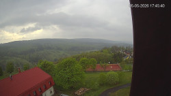 Panorama západ