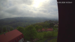 Panorama západ