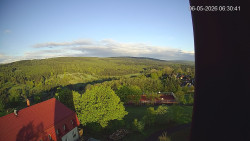 Panorama západ
