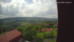 Panorama západ