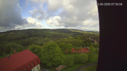 Panorama západ