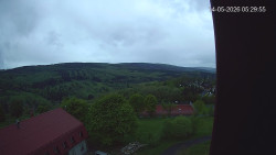 Panorama západ