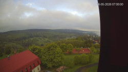 Panorama západ