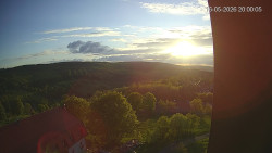 Panorama západ