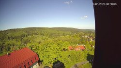 Panorama západ