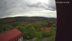 Panorama západ