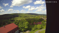 Panorama západ