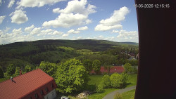 Panorama západ