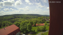 Panorama západ