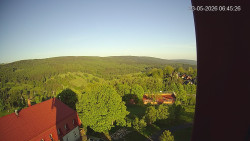 Panorama západ