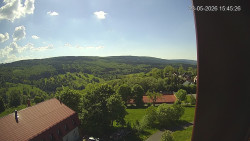 Panorama západ
