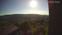 Panorama západ