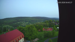 Panorama západ