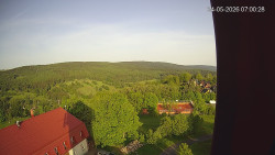 Panorama západ