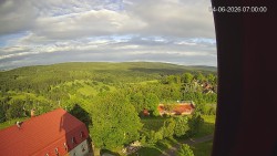 Panorama západ