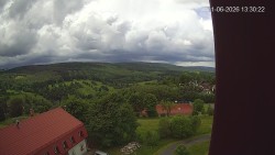 Panorama západ