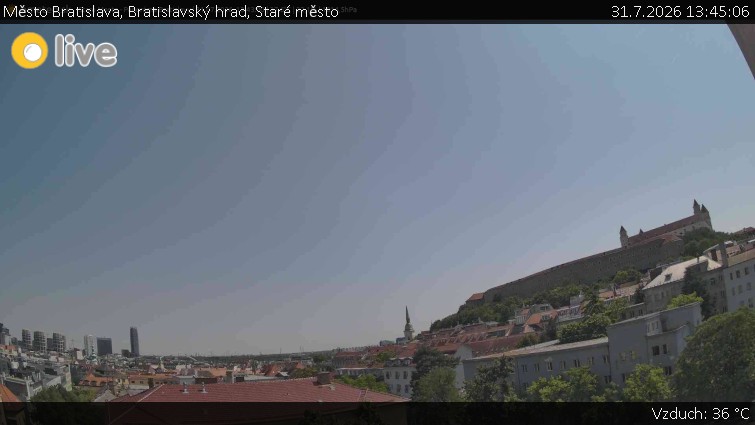 Město Bratislava - Bratislavský hrad, Staré město - 31.7.2026 v 13:45