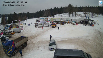 Běžecký lyžařský areál...