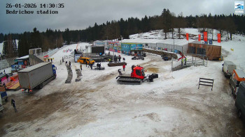 Běžecký lyžařský areál...