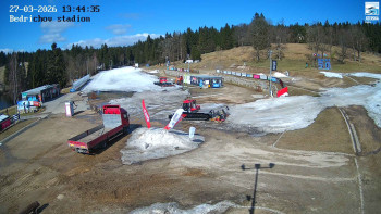 Běžecký lyžařský areál...