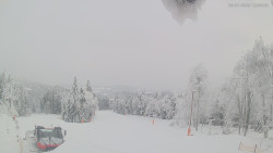 Horní část sjezdovek