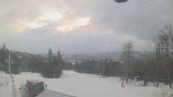 Horní část sjezdovek