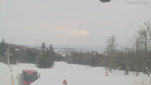 Ski areál Alšovka - Měděnec - Horní část sjezdovek - 21.2.2026 v 08:45