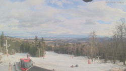 Horní část sjezdovek