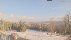 Horní část sjezdovek