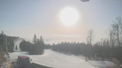 Horní část sjezdovek