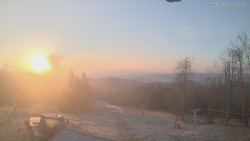 Horní část sjezdovek