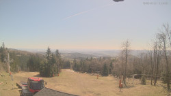 Horní část sjezdovek