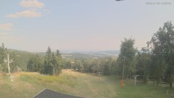 Upper part of the ski slopes