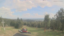 Upper part of the ski slopes
