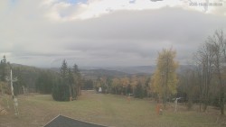Upper part of the ski slopes