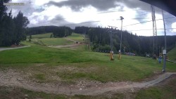 Ski slope to the Snowpark