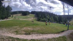 Ski slope to the Snowpark