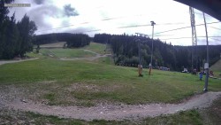 Skipiste zum Snowpark