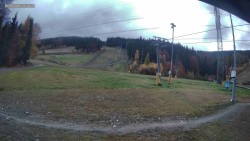 Skipiste zum Snowpark