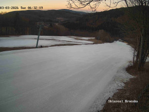 Resort a skiareál Brněnka - Sjezdovka, Vernířovice - 3.3.2026 v 06:45