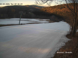 Resort a skiareál Brněnka - Sjezdovka, Vernířovice - 3.3.2026 v 07:45