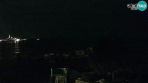 Město Rovinj - Pláž Borik - 21.7.2026 v 00:45 Město Rovinj - Pláž Borik - 21.7.2026 v 00:45