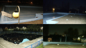 Areál koupaliště Hulín - sdružené snímky